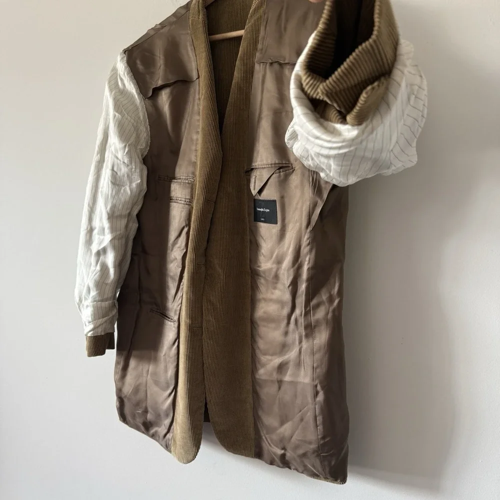 Ermenegildo Zegna‎ CASHCO Corduroy Blazer Made In Italy Money SEE MEASUREMENTS